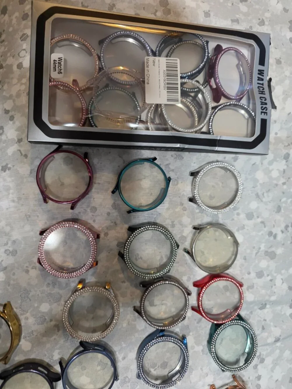 Samsung Galaxy Watch 5 6 7 44mm Case Covers Lot Rhinestone Bling